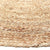 BRAIDED JUTE NATURAL ROUND RUG FOR LIVING ROOM AND BEDROOM