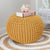 COTTON KNITTED POUF
